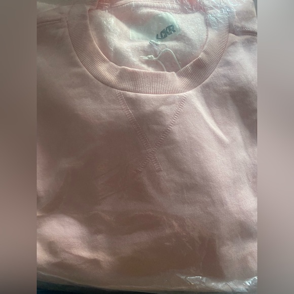 Men’s Pink Crewneck Light Footlocker Pullover part of LCKR line NEW with tags - Picture 4 of 4